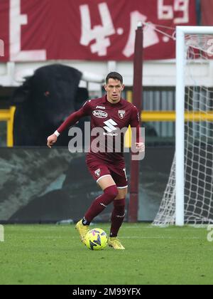 Turin, Italie. 15th janvier 2023. SASA Lukic (Torino FC) pendant le Torino FC vs Spezia Calcio, football italien série A match à Turin, Italie, 15 janvier 2023 crédit: Agence de photo indépendante/Alamy Live News Banque D'Images