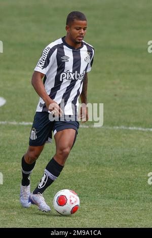 Diadema, Brésil. 17th janvier 2023. SP - Diadema - 01/17/2023 - COPA SAO PAULO 2023, SANTOS X AGUA SANTA - joueur Santos lors d'un match contre Agua Santa à l'Arena Inamar pour le championnat de Copa Sao Paulo 2023. Photo: Marcello Zambrana/AGIF/Sipa USA crédit: SIPA USA/Alay Live News Banque D'Images
