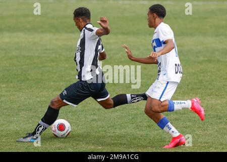 Diadema, Brésil. 17th janvier 2023. SP - Diadema - 01/17/2023 - COPA SAO PAULO 2023, SANTOS X AGUA SANTA - joueur Santos lors d'un match contre Agua Santa à l'Arena Inamar pour le championnat de Copa Sao Paulo 2023. Photo: Marcello Zambrana/AGIF/Sipa USA crédit: SIPA USA/Alay Live News Banque D'Images