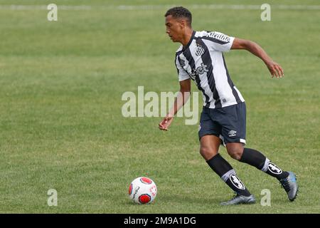 Diadema, Brésil. 17th janvier 2023. SP - Diadema - 01/17/2023 - COPA SAO PAULO 2023, SANTOS X AGUA SANTA - joueur Santos lors d'un match contre Agua Santa à l'Arena Inamar pour le championnat de Copa Sao Paulo 2023. Photo: Marcello Zambrana/AGIF/Sipa USA crédit: SIPA USA/Alay Live News Banque D'Images
