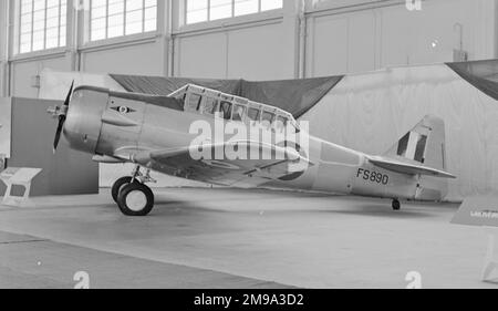 Harvard II FS890 en Amérique du Nord de la Central Flying School. Banque D'Images
