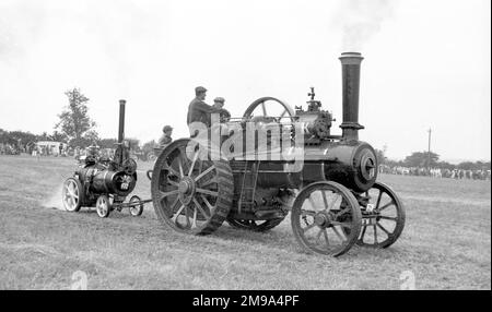 Moteur à usage général Ruston Hornsby SH classe, regn. FW 1509, numéro : 161250. Construit en 1922 par Ruston et Hornsby Ltd (R&H) de Lincoln et Grantham, alimenté par un moteur à vapeur à cylindre unique 6 NHP. Banque D'Images