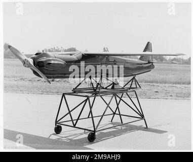 Cible aérienne Radioplane OQ-19D. L'OQ-19 était une cible à basse vitesse utilisée pour l'entraînement des armes à feu et des missiles antiaériens. Radioplane, une division de la Northrop Corporation, a été lancée par la célèbre star hollywoodienne Reginald Denny, peu avant la guerre, comme une extension de son hobby de vol de modèles d'avions radiocommandés. Banque D'Images