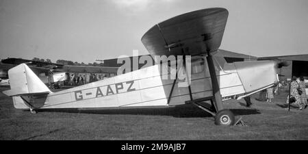 Desoutter Mk.II G-AAPZ, à RAF Hendon le 19 juillet 1951. Banque D'Images