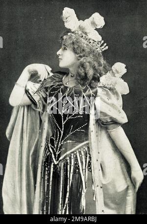 Florence Fowler comme la Reine de la Fée dans le Red Riding Hood au Gaïety Theatre, Dublin Banque D'Images