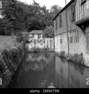 Ightham Mote, Kent - un manoir médiéval amarré. Banque D'Images