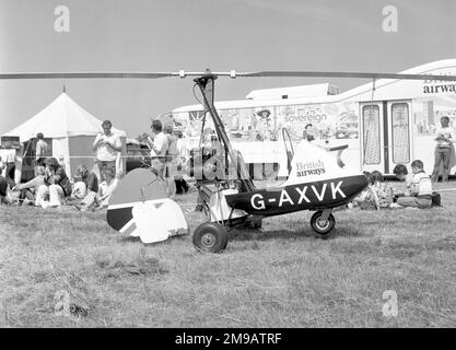 Campbell Cricket G-AXVK 'British Airways' (CA-327), à l'aéroport de Blackbushe le 30 juillet 1977. Banque D'Images