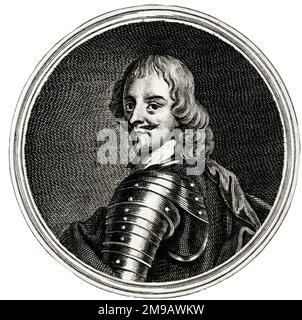 David Leslie, 1st Lord Newark (c1600-1682). Il a combattu au nom de la Suède, de la Russie, des Covenanters écossais et des Royalistes écossais. Banque D'Images