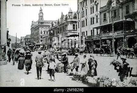 Fleuristes, Adderley Street, le Cap, Afrique du Sud Banque D'Images