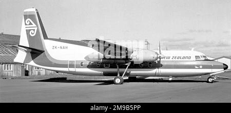 Fokker F27-1113 Friendship ZK-NAH (msn 10105), d'Air New Zealand. Banque D'Images