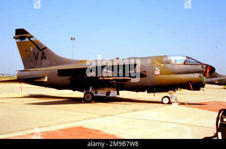 United States Air Force (USAF) - Ling-Temco-Vought A-7D Corsair ii, du 149th Tactical Fighter Squadron, Virginia Air National Guard. Banque D'Images