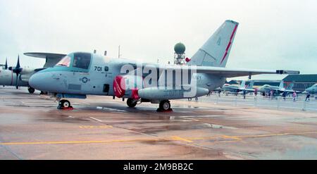 Marine des États-Unis - Lockheed S-3B Viking 158866 (MSN 394A-1014), de VS-24 à RNAS Yeovilton le 12 juillet 1996. Banque D'Images