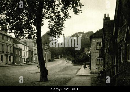 Castle Street, Farnham, Surrey Banque D'Images