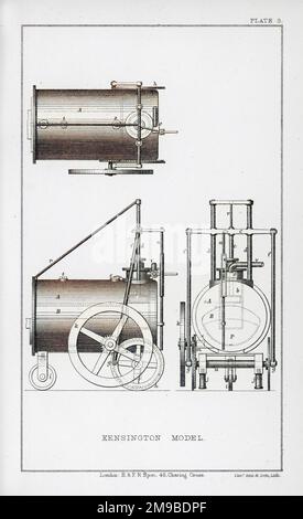 Locomotive modèle Kensington de Richard Trevithwick Banque D'Images