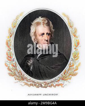 ANDREW JACKSON 7th Président américain. Banque D'Images