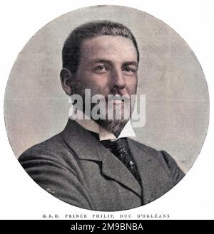 LOUIS-PHILIPPE-ROBERT, duc d'ORLÉANS descendant de Louis Philippe, demandeur du trône français, sans succès : scientifique et voyageur. Banque D'Images