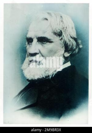 Ivan Sergueïevitch Turgenev (1818 - 1883) écrivain russe Banque D'Images