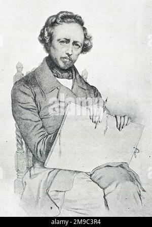 Ary Scheffer (1795-1858), artiste néerlandais-français Banque D'Images