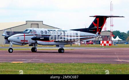 Beechcraft King Air 350ER missions spéciales N1459 (msn FL-667), au Royal International Air Tattoo - RAF Fairford 7 juillet 2012. Banque D'Images