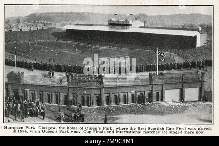 Terrain de football de Hampden Park, Glasgow, Écosse Banque D'Images