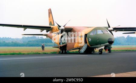 Ejercito del aire - CASA 235-100M T. TÉLÉR-07 - 35-25 (msn C038), de Ala 35. (Ejercito del aire - armée de l'air espagnole). Banque D'Images