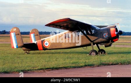 Max Holste MH-1521C-1 Broussard F-GGKK - 211 (msn 211M) Banque D'Images