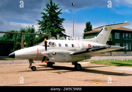Aeronavale - Embraer EMB-121 Xingu 70 (msn 121070), de 11 flottille. (Aéronautique - Aéronautique navale - Aviation navale française) Banque D'Images