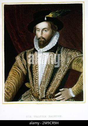 Sir Walter Raleigh (1552-1618) Banque D'Images