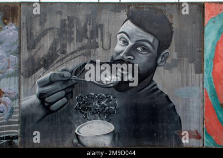 Meal Street Art, Richmond, Victoria, Australie Banque D'Images