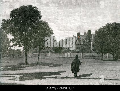 École de grammaire forestière , Walthamstow Banque D'Images