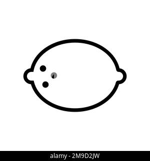 Icône de ligne de chaux isolée sur fond blanc. Icône fine et plate noire sur un style moderne. Symbole linéaire et contour modifiable. Simple et parfait Illustration de Vecteur