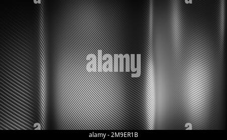 fond d'onde en fibre de carbone. 3d rendu Banque D'Images