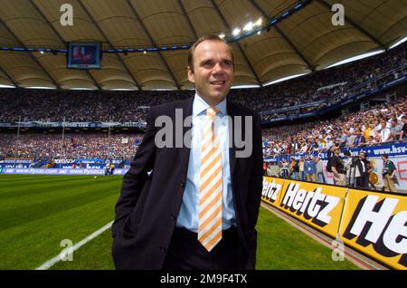 ARCHIVE PHOTO: Bernd Hoffmann fête son anniversaire de 60th sur 21 janvier 2023, Bernd HOFFMANN, Allemagne, Président de la direction HSV Hambourg Hambourg, demi-figure, dans l'AOL Arena football 1st Bundesliga, HSV Hambourg Hambourg - SV Werder Brême 1:2, le 13,05 .2006, Liga1&matchday34&season0506 ? Banque D'Images