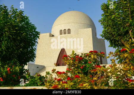 Mausolée de Muhammad Ali Jinnah (tombeau) Banque D'Images