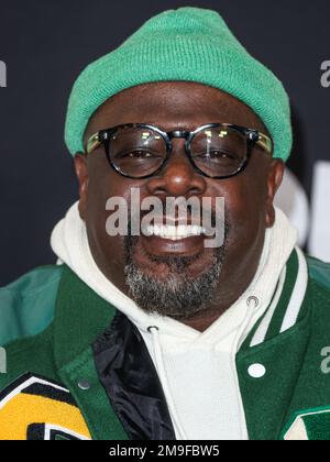 Westwood, États-Unis. 17th janvier 2023. WESTWOOD, LOS ANGELES, CALIFORNIE, Etats-Unis - JANVIER 17: Cedric le Entertainer arrive à la première de Los Angeles de Netflix 'You People' tenue au Regency Village Theatre sur 17 janvier 2023 à Westwood, Los Angeles, Californie, Etats-Unis. (Photo de Xavier Collin/image Press Agency) Credit: Image Press Agency/Alay Live News Banque D'Images