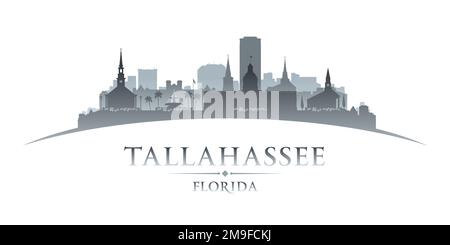 Silhouette d'horizon de Tallahassee en Floride. Illustration vectorielle Illustration de Vecteur