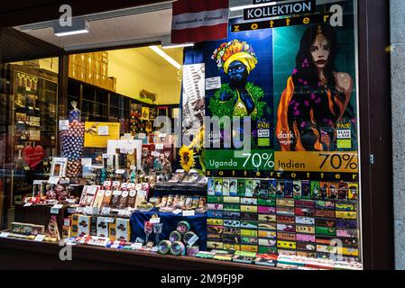 Vienne, Autriche - 14 octobre 2022: Boutique de bonbons à Innere Stadt, Vienne, Autriche Banque D'Images