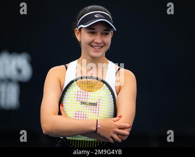 EVA Lys d'Allemagne en action contre Cristina Bucsa d'Espagne lors de la première partie de l'Open d'Australie, tournoi de tennis Grand Chelem 2023 sur 16 janvier 2023 à Melbourne, Australie - photo: Rob Prange/DPPI/LiveMedia Banque D'Images