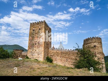 Complexe du château d'Ananuri en Géorgie Banque D'Images