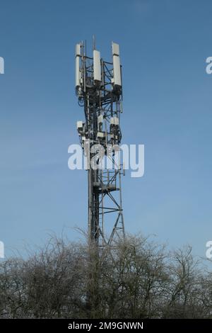Tour de téléphonie cellulaire Banque D'Images