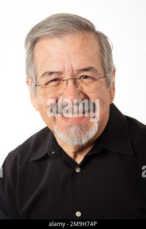 Rod Rodriguez, avocat à la retraite, 70 ans au Texas Etats-Unis (portrait) Banque D'Images