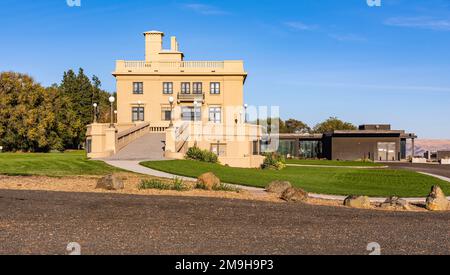 Vue extérieure du musée d'art Maryhill, gorge du fleuve Columbia, État de Washington, États-Unis Banque D'Images