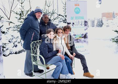 Alpe d'Huez, France. 18th janvier 2023. La plus belle pour aller danser, participant au festival du film de comédie de l'Alpe d'Huez 26th Photocall à Alpe d'Huez, en France, sur 18 janvier 2023. Photo de Franck Castel/ABACAPRESS.COM crédit: Abaca Press/Alay Live News Banque D'Images