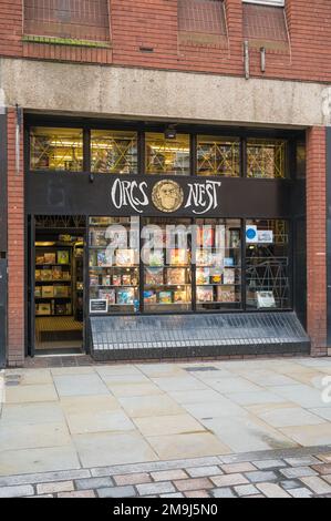 ORCs Nest Game store sur Earlham Street, Seven Dials, Londres, Angleterre, Royaume-Uni Banque D'Images