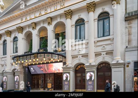 Le théâtre London Palladium sur Argyll Street, Londres, Angleterre, Royaume-Uni Banque D'Images