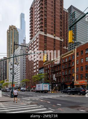 West Side, Hells Kitchen, New York City, New York, États-Unis Banque D'Images