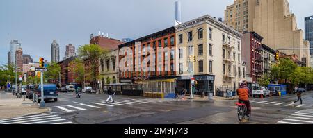 West Side, Hells Kitchen, New York City, New York, États-Unis Banque D'Images