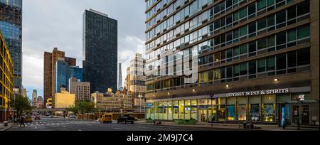 10th Avenue, West Side, New York City, New York, États-Unis Banque D'Images
