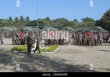 030203-M-7031A-002. Base: Base marine Ternate État: Cavite pays: Philippines (PHL) scène Major Command montré: 3rd BATAILLON, 8th MARINES Banque D'Images