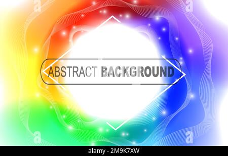 Conception vectorielle d'un arrière-plan de maillage dégradé flou avec un point lumineux pour le texte Illustration de Vecteur
